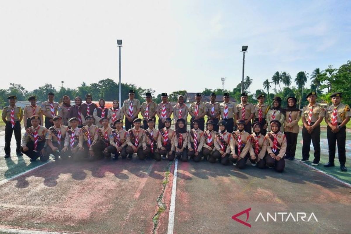 16 Peserta Jamnas Pramuka Asal Natuna Dibekali Materi Geopark Sebelum Berangkat ke Jakarta