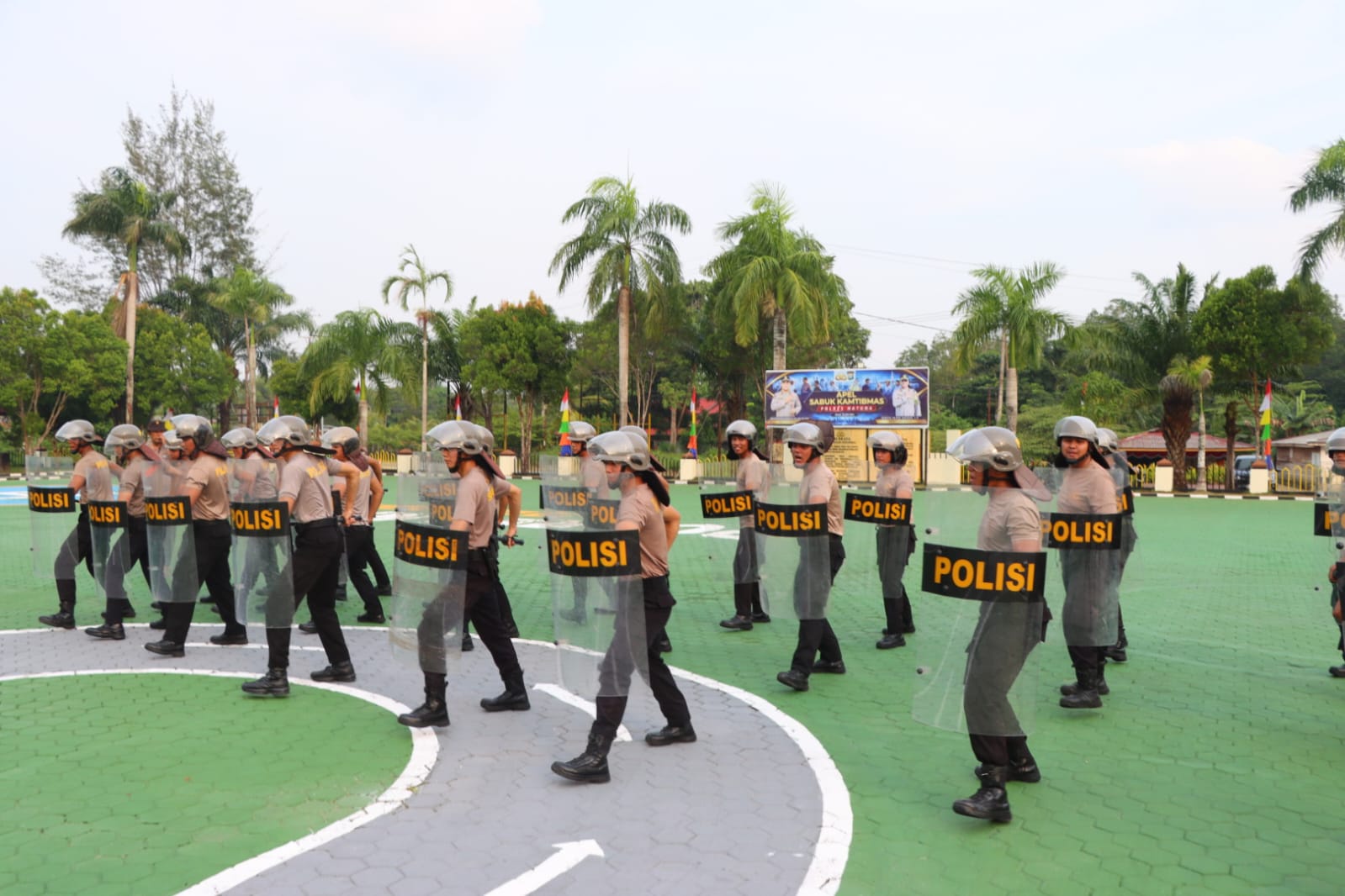 72 Personel Polres Natuna Jalani Latihan Dalmas Awal dan Lanjut untuk Perkuat Kesiapsiagaan Kamtibmas