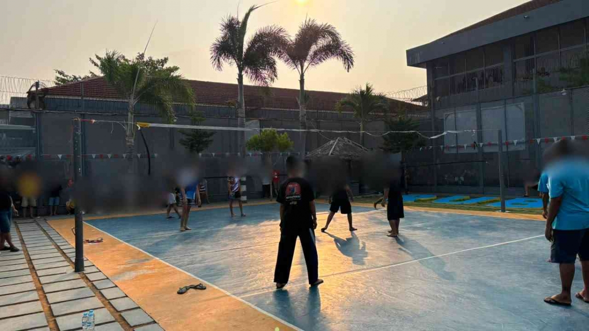 Rutan Kelas IIB Bengkulu Gelar Turnamen Bola Voli Antarwarga Binaan untuk Peringati HUT ke-81 RI, Ini Tujuannya
