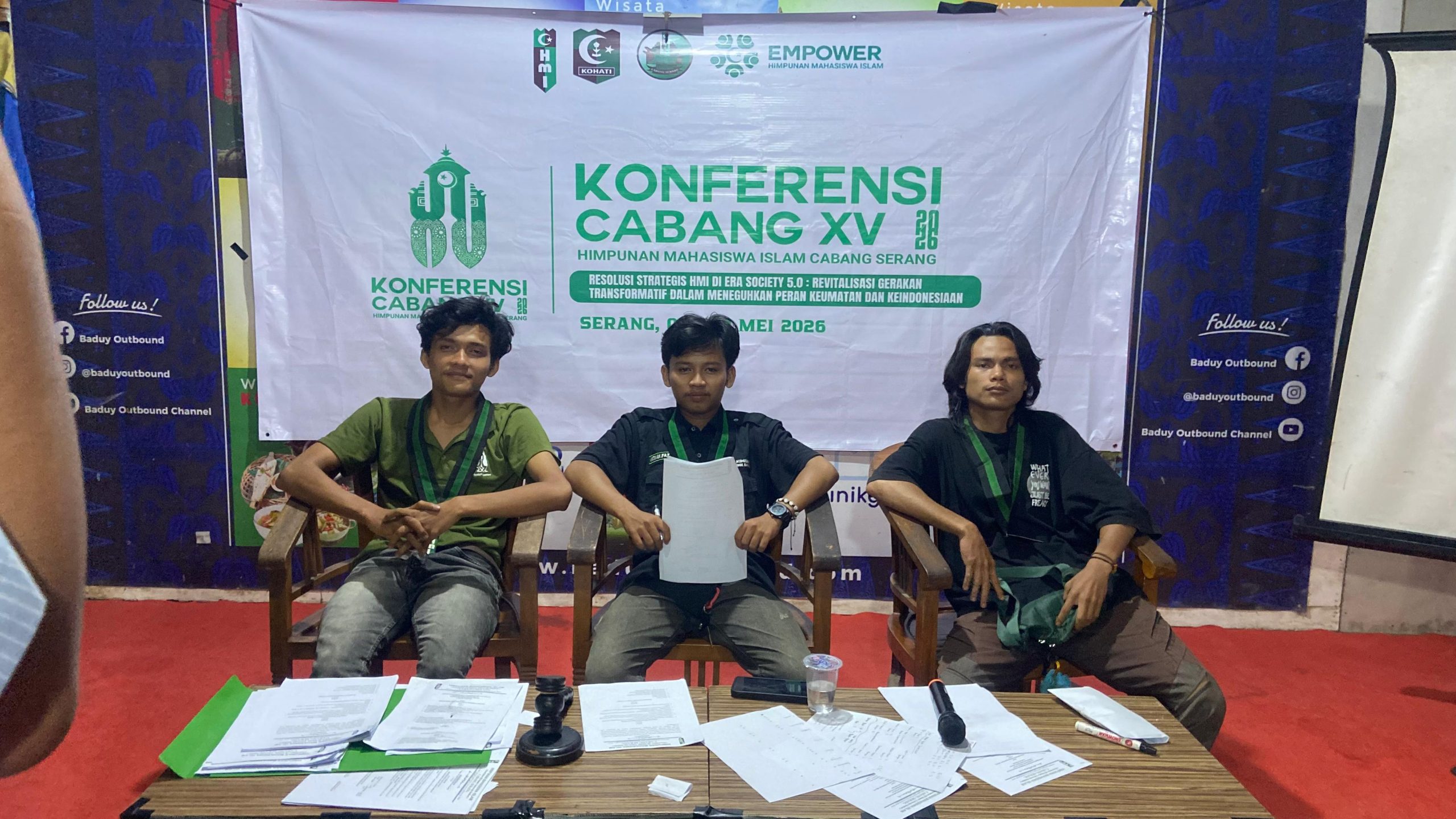 HMI MPO Cabang Serang Gelar Konfercab XV di Baduy Outbound, Surya Hadil Umami Terpilih sebagai Formatur