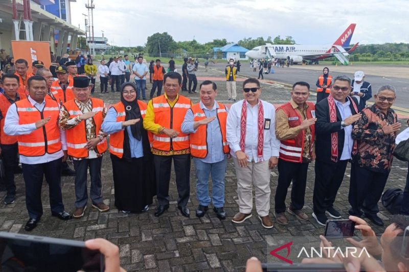 DPRD Kotawaringin Timur Siap Dukung Perluasan Bandara Haji Asan Sampit Usai Super Air Jet Mendarat, Runway 2.060 Meter Jadi Sorotan