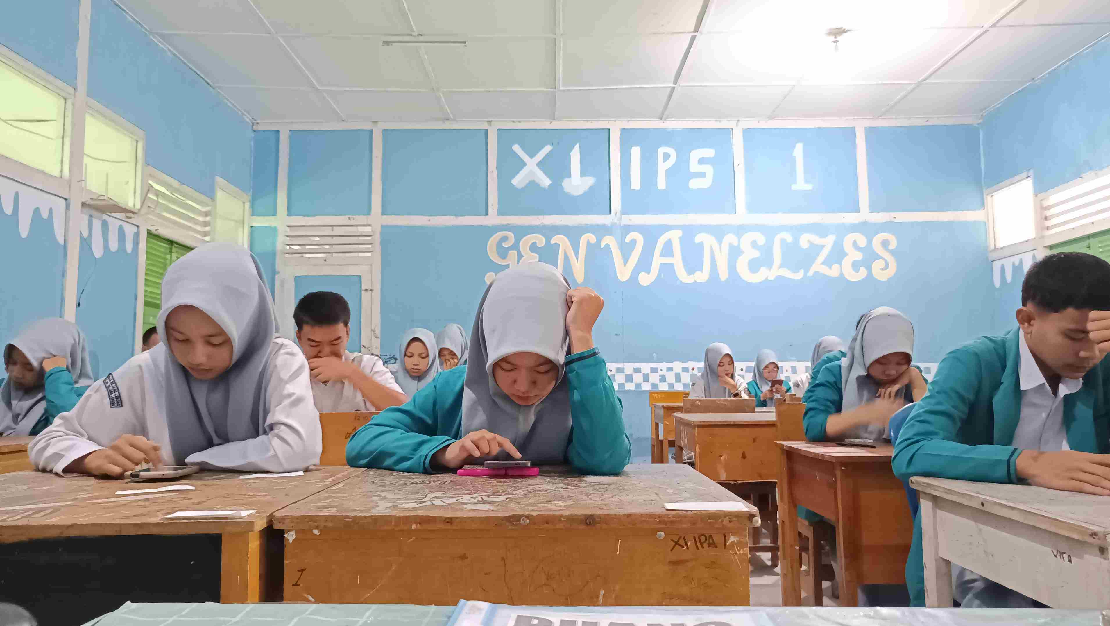 MAN Rejang Lebong Ubah Ujian Semester Pakai Android, Guru Tak Lagi Periksa Kertas Satu per Satu