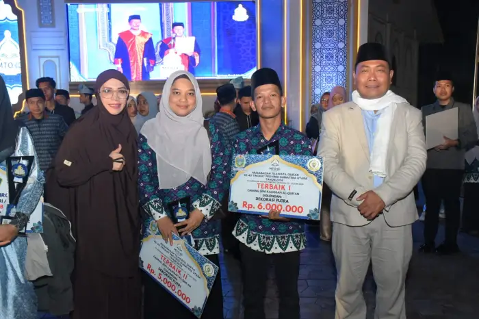 Kafilah Deli Serdang Raih Peringkat III MTQ Sumut ke-40, Gubernur Bobby Nasution Beri Hadiah Umrah ke Peserta Terbaik