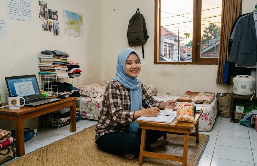 Biaya Hidup Anak Kos di Tegal: Sewa Kamar Mulai Rp 500 Ribu, Segini Estimasi Pengeluaran Bulanan
