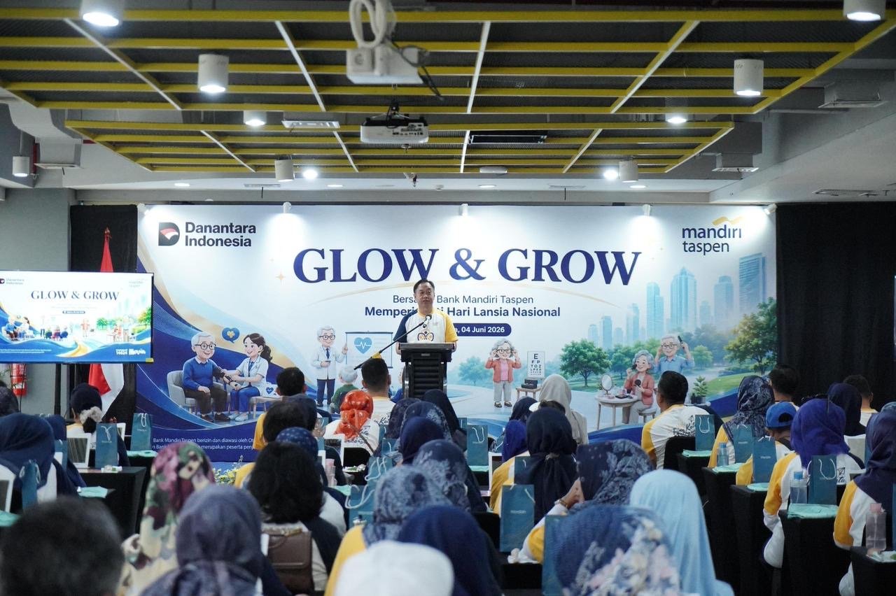 80 Nasabah Pensiunan Ikuti Program “Glow and Grow” Bank Mandiri Taspen, Dirut Sebut Masa Purnabakti Tetap Produktif