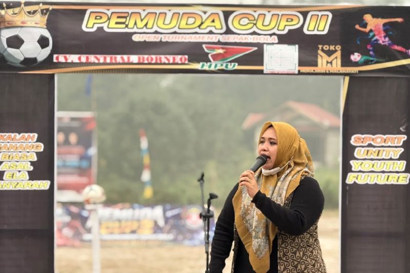 DPRD Murung Raya Dukung Pengembangan Sepak Bola Lewat Turnamen Pemuda Cup II di Laung Tuhup
