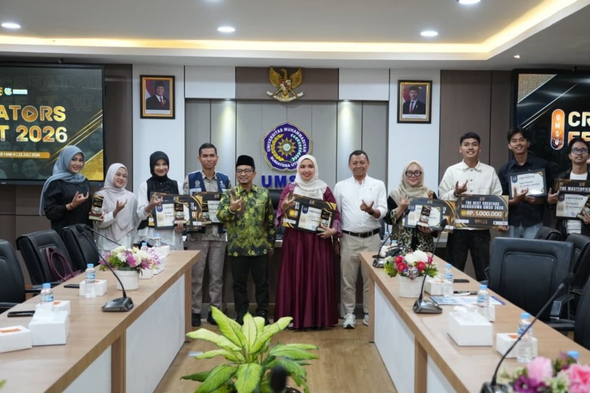UMSU Creators Fest 2026 Beri Penghargaan pada Pemenang Konten Berdampak, Rektor Dorong Edukasi Digital