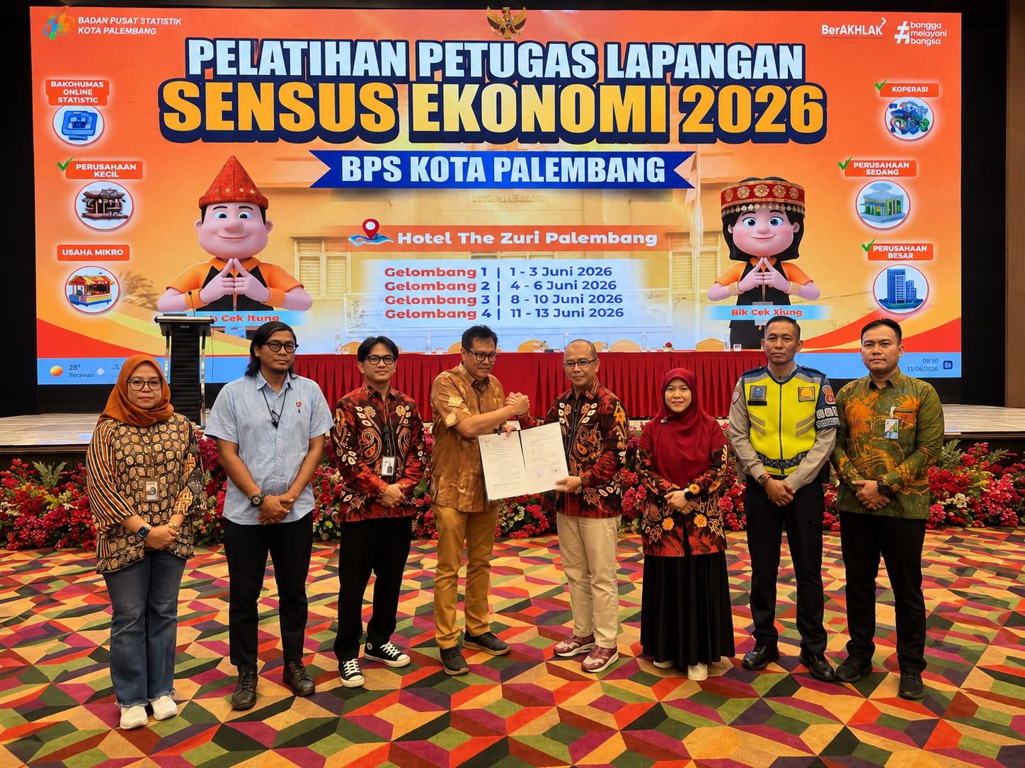 1.067 Petugas Sensus Ekonomi 2026 di Palembang Kini Terlindungi BPJS Ketenagakerjaan, Jaminan Kecelakaan dan Kematian