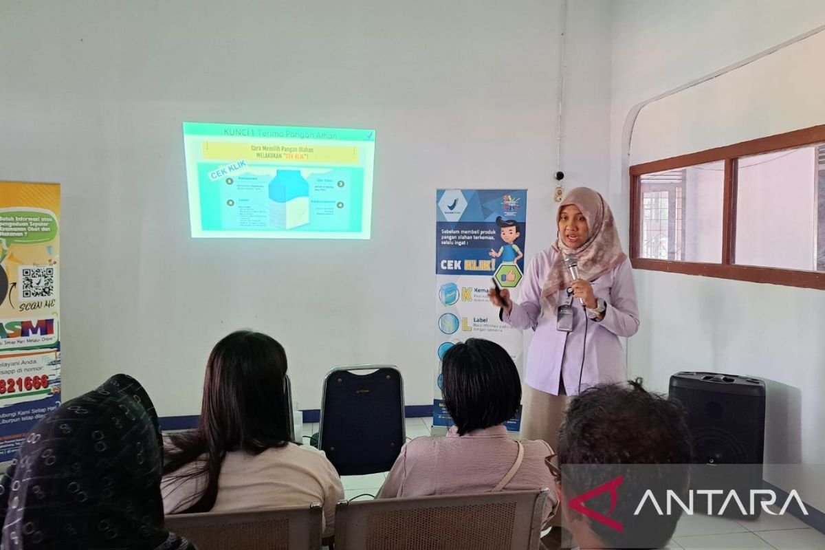 BBPOM Pangkalpinang Kawal Pasar Pangan Aman di Toboali Bangka Selatan, Petugas dan Pedagang Diedukasi soal Bahan Berbahaya