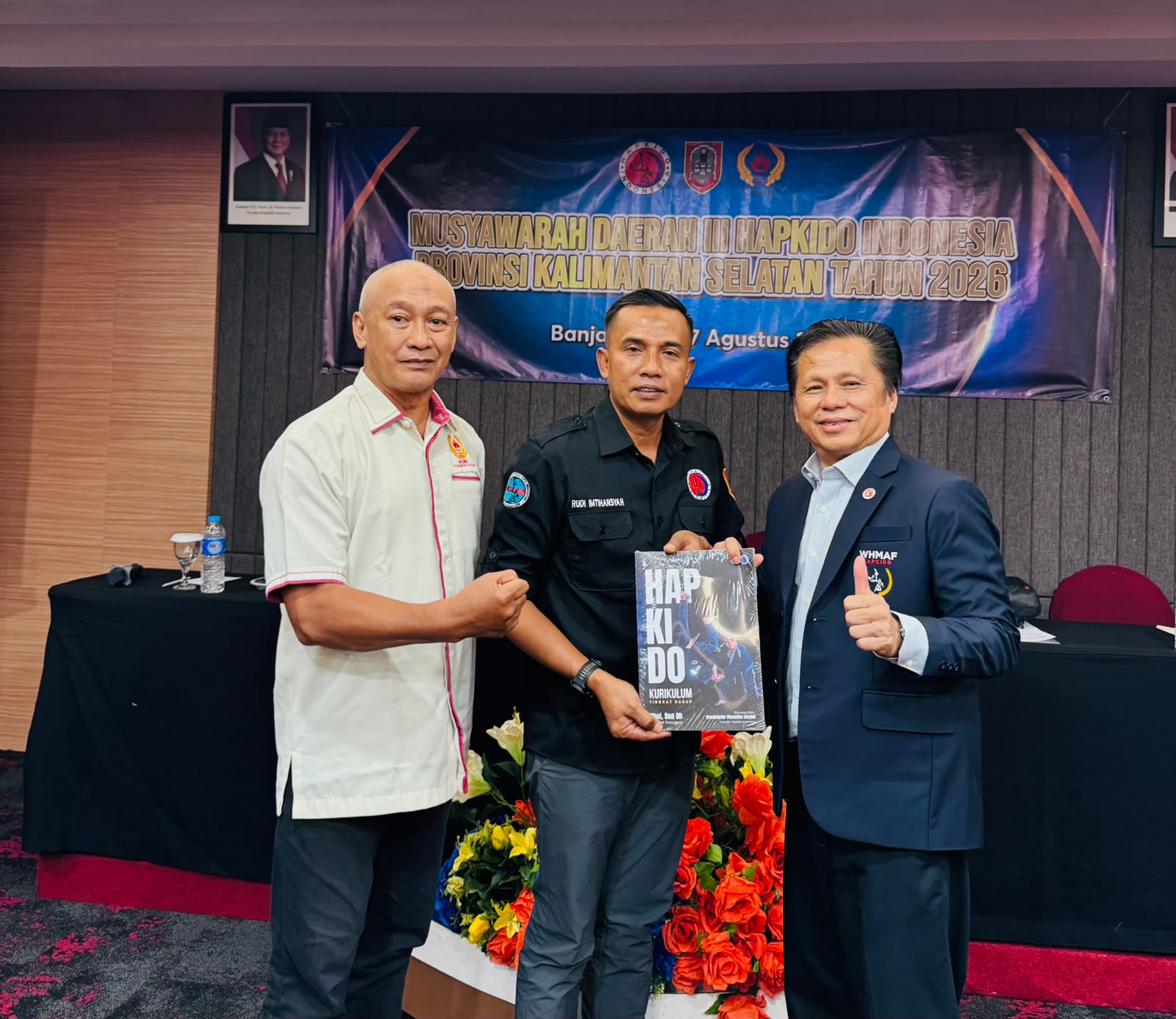 Musda Hapkido Indonesia Kalsel di Banjarmasin Kembali Pilih Rudi Imtihansyah Secara Aklamasi untuk Periode 2026–2030