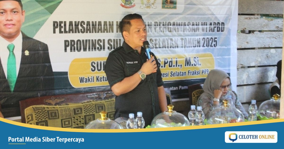 Wakil Ketua DPRD Sulsel Sufriadi Arif Kunjungi Wajo, Serap Aspirasi Jalan Rusak dan Beri Bantuan Rp5 Juta untuk Masjid