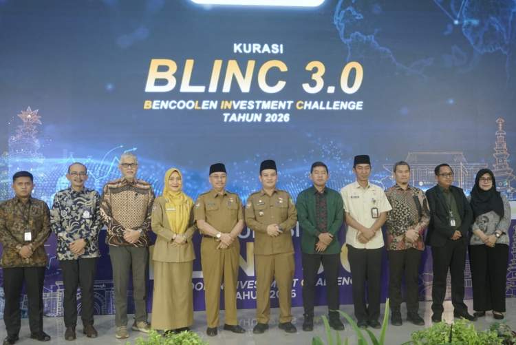 Pemprov Bengkulu Genjot Investasi Lewat BLINC 3.0, Realisasi Baru Capai 41 Persen dari Target Rp 5,7 Triliun