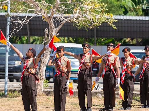 61 Anggota Pramuka Pulau Morotai Dilepas ke Jambore Nasional XII 2026, Bupati Titip Pesan Jaga Nama Baik Daerah