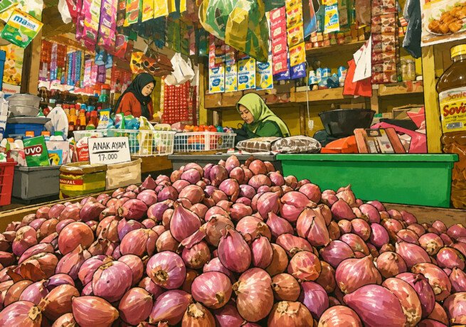 Harga Bawang Merah Melonjak di Sampit, Bupati Kotim Hubungi Langsung Bupati Brebes untuk Pasokan Langsung