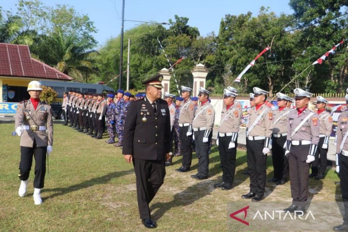 Kapolres Bangka Tengah AKBP I Gede Nyoman Bratasena Tekankan Profesionalisme Personel Jelang Dinamika Keamanan Baru