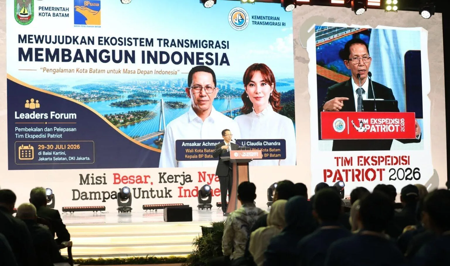 Wali Kota Batam Amsakar Achmad Sebut Transmigrasi Kunci Pemerataan Pembangunan, Relokasi Rempang Jadi Contoh