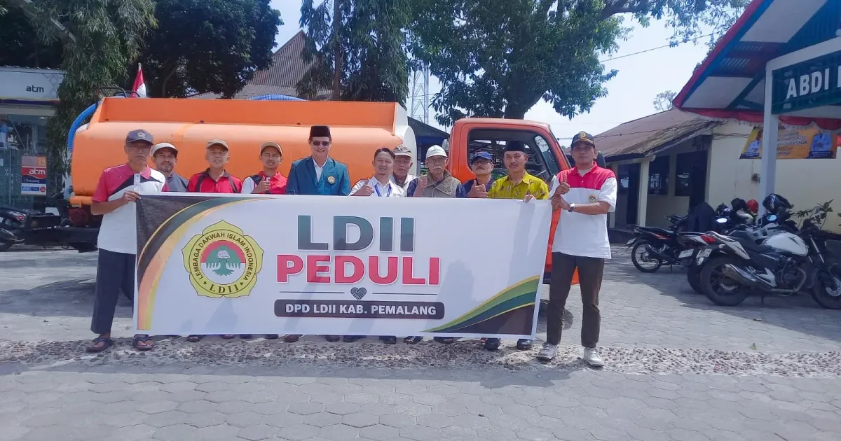 DPD LDII Pemalang Salurkan 110.000 Liter Air Bersih ke Warga Belik dan Pulosari, 20 Tangki Dikerahkan