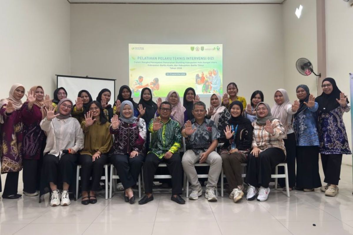 Adaro-YABN Latih 17 Kader Gizi di HSU, Batola, dan Bartim Dampingi 66 Balita Cegah Stunting