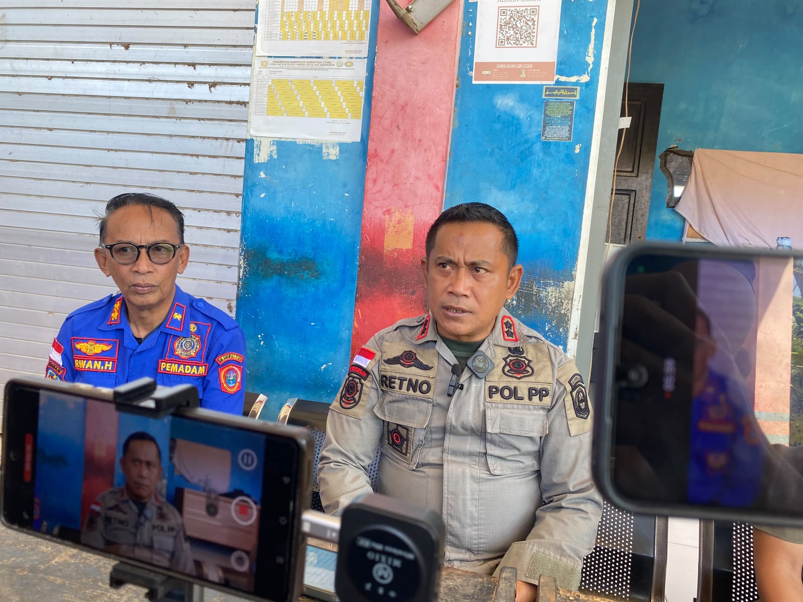 Kebakaran Lahan di Blok Plan Gorontalo Utara Padam Sebelum Merambat ke Gedung DPRD dan Badan Keuangan