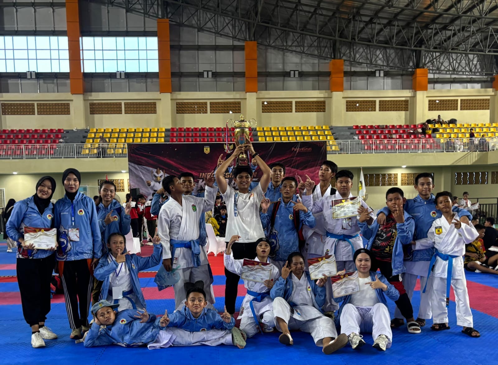Atlet Karate Lampung M Kaisar Riza Usman Rambang Raih Emas di Kejurnas Piala Presiden 2026, Kalahkan Karateka dari Berbagai Provinsi