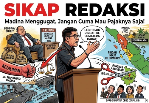 Ketua DPRD Madina Erwin Efendi Ancam Pindah ke Sumbar, Pemprov Sumut Dinilai Zalim soal Dana Bencana Rp 6 Triliun