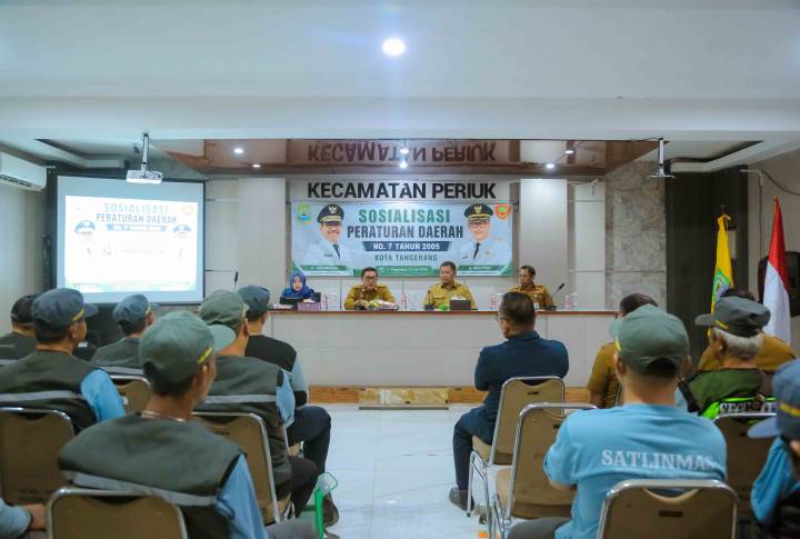 Wakil Wali Kota Tangerang Minta Satlinmas Jadi Garda Terdepan Sosialisasi Perda Larangan Miras