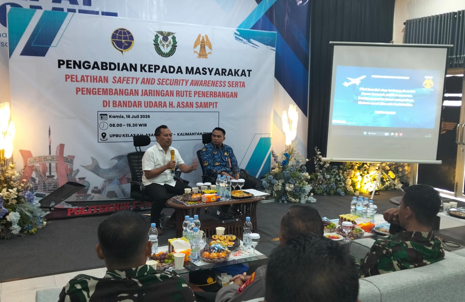 Bandara H Asan Sampit Latih Warga dan Perkuat Koordinasi Keamanan, Petugas Ingatkan Bahaya Layang-Layang