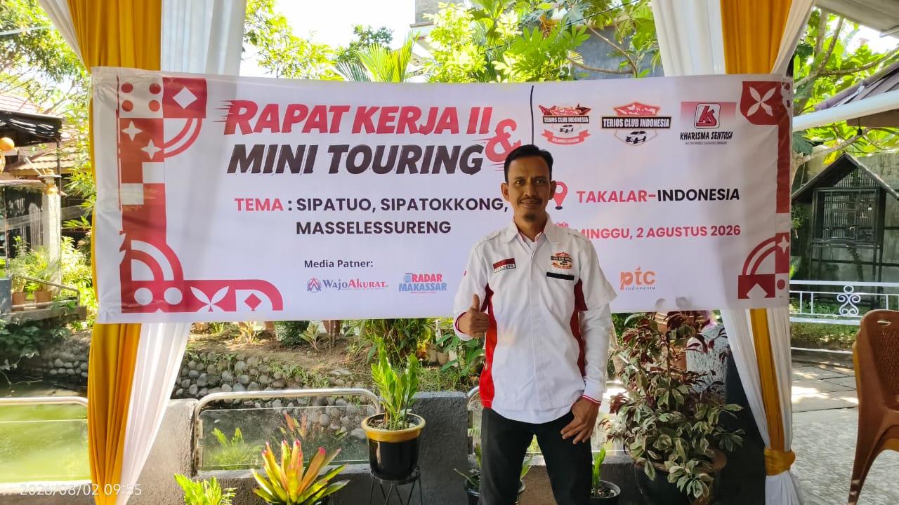 Raker II TCI Sulsel di Takalar Tindak Lanjut, Sekretaris Rusmin Assaid Minta Chapter Matowa Segera Bentuk Pengurus