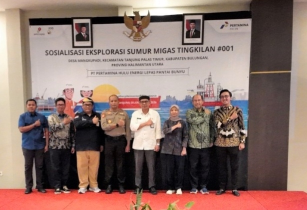 PHE Lepas Pantai Bunyu Sosialisasi Pengeboran Sumur Tingkilan-001 di Bulungan, Pemprov Kaltara Dukung Investasi Hulu Migas