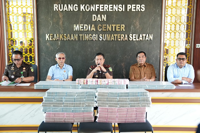 Kejati Sumsel Pulihkan Kerugian Negara Rp 127 Miliar dari PT SMB, Pembayaran Pertama Rp 10,5 Miliar Disetor ke Kas Negara