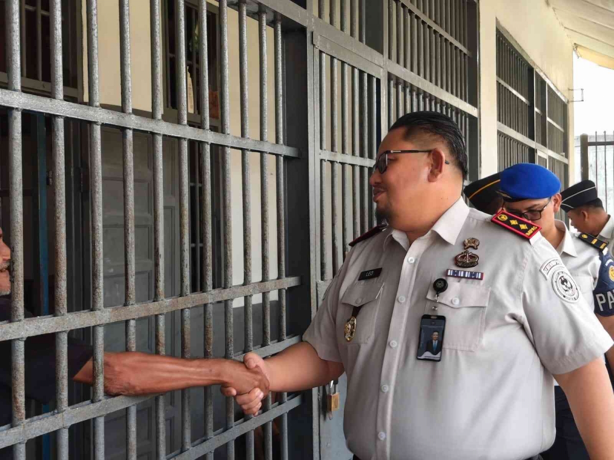 Kalapas Labuhan Bilik Padukan Instruksi Kakanwil Ditjenpas Sumut dengan Program DENGGAN Demi Jaga Keamanan Lapas