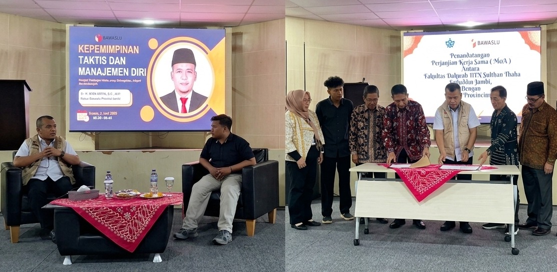 50 Mahasiswa UIN STS Jambi Ikut Diklatpimda Fakultas Dakwah, Sinergi dengan Bawaslu untuk Cetak Pemimpin Berkarakter Global