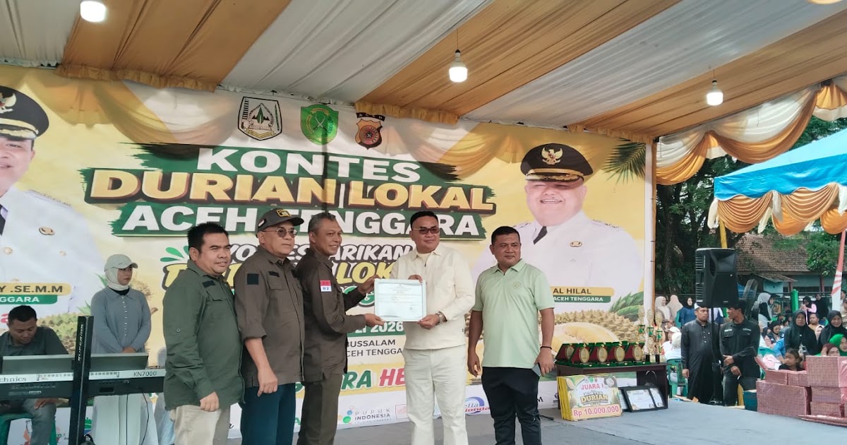 Dua Pengusaha Durian Medan Hadir di Kontes Durian Aceh Tenggara, Petani Lokal Dapat Peluang Pemasaran ke Sumut