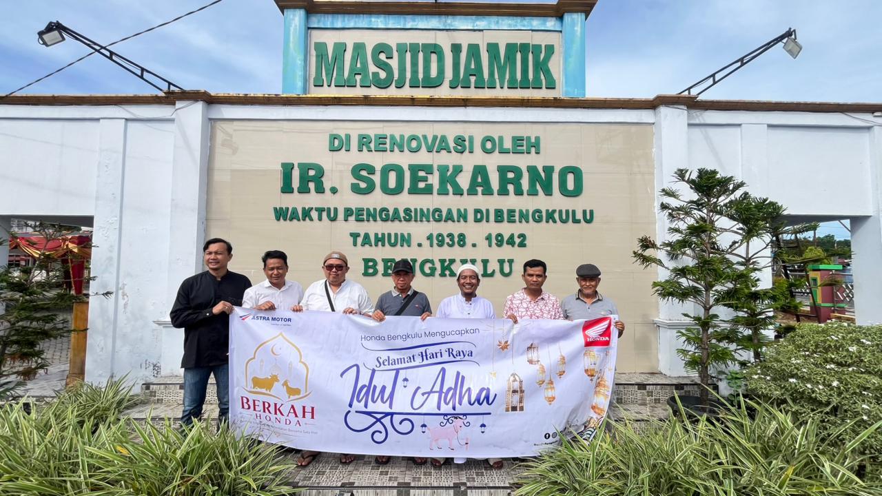 Empat Masjid Agung di Bengkulu Jadi Sasaran Penyaluran Kurban Astra Motor, Satu Sapi Premium untuk Masjid Jamik