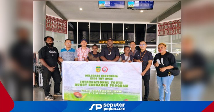 Dua Siswa Asrama Taruna Papua Mimika Terbang ke Fukuoka, Wakili Indonesia di Kids Try 2026 Rugby Jepang