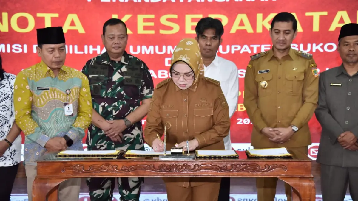 Pemkab Sukoharjo dan KPU Teken MoU Tekan Golput di Kalangan Generasi Muda, Target Partisipasi Pemilu 2029