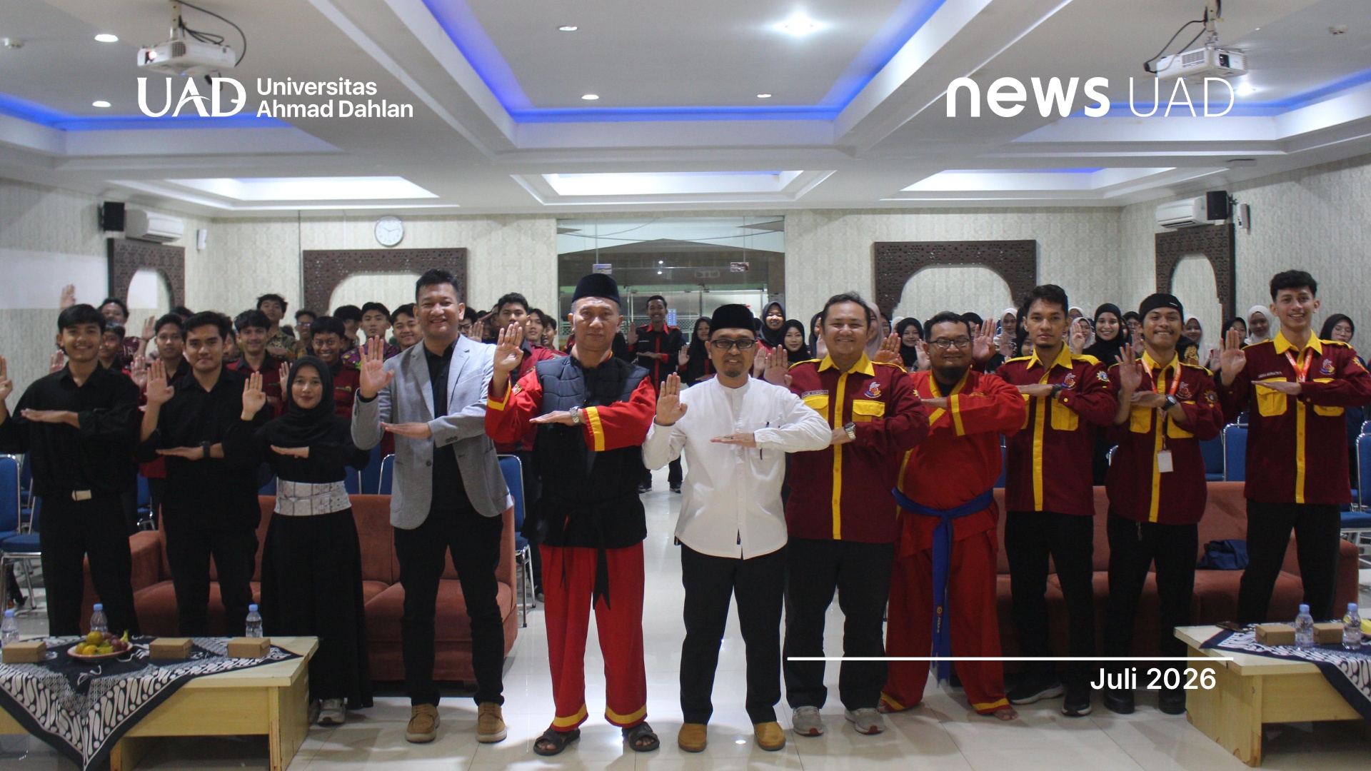 85 Kader Tapak Suci dari 7 Kampus di DIY dan Jawa Tengah Ikuti Latihan Gabungan di UAD Yogyakarta