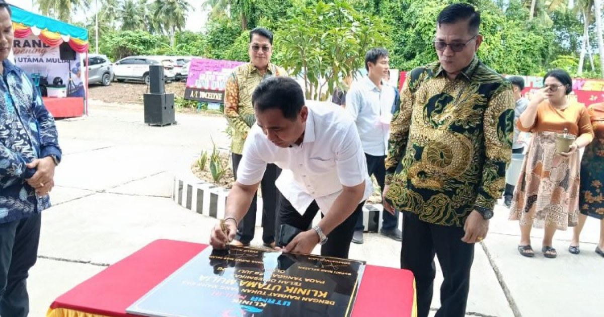 Klinik Utama Mulia di Teluk Dalam Nias Selatan Resmi Dioperasikan, Bupati Sokhiatulo Laia Resmikan Langsung
