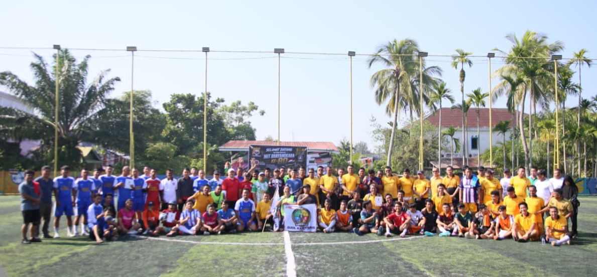 Polda Bengkulu Gelar Fun Match Mini Soccer di Pantai Panjang, 7 Tim dari OPD hingga Ojol Ikut Bertanding