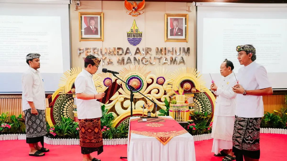 Bupati Badung Lantik Direktur Umum Perumda Air Minum Tirta Mangutama 2026-2031, Dorong Inovasi dan Jamin Pasok Air untuk Pariwisata
