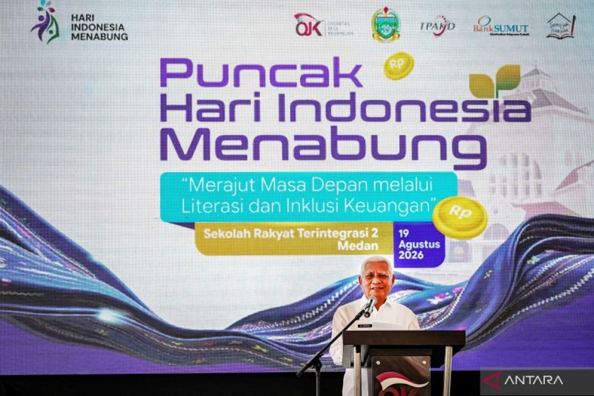 Hari Indonesia Menabung 2026: Wagub Sumut Surya Dorong Literasi Keuangan Sejak Dini, 3.516 Rekening Pelajar Sudah Dibuka