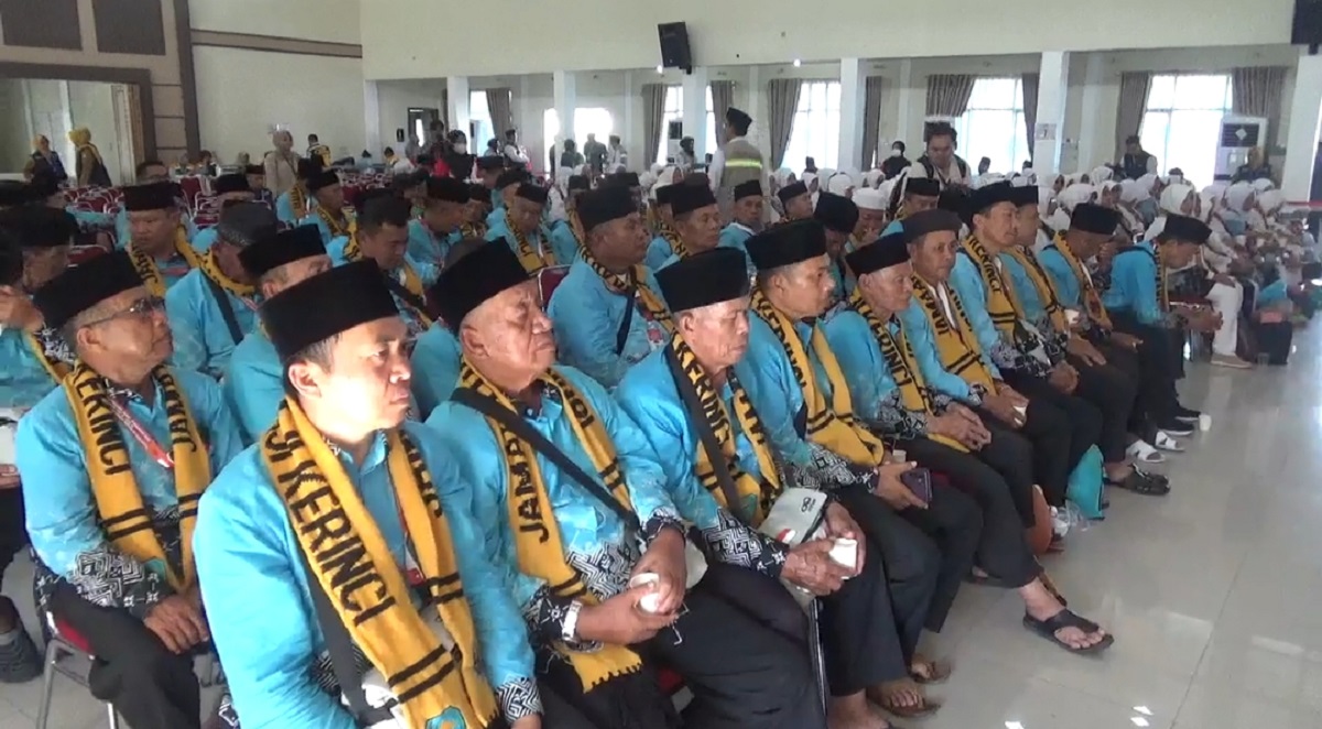 445 Calon Jemaah Haji Kloter 19 Asal Kerinci-Merangin Mulai Masuki Asrama Haji Jambi, Satu Jemaah Gagal Terbang Kembali Diikutsertakan