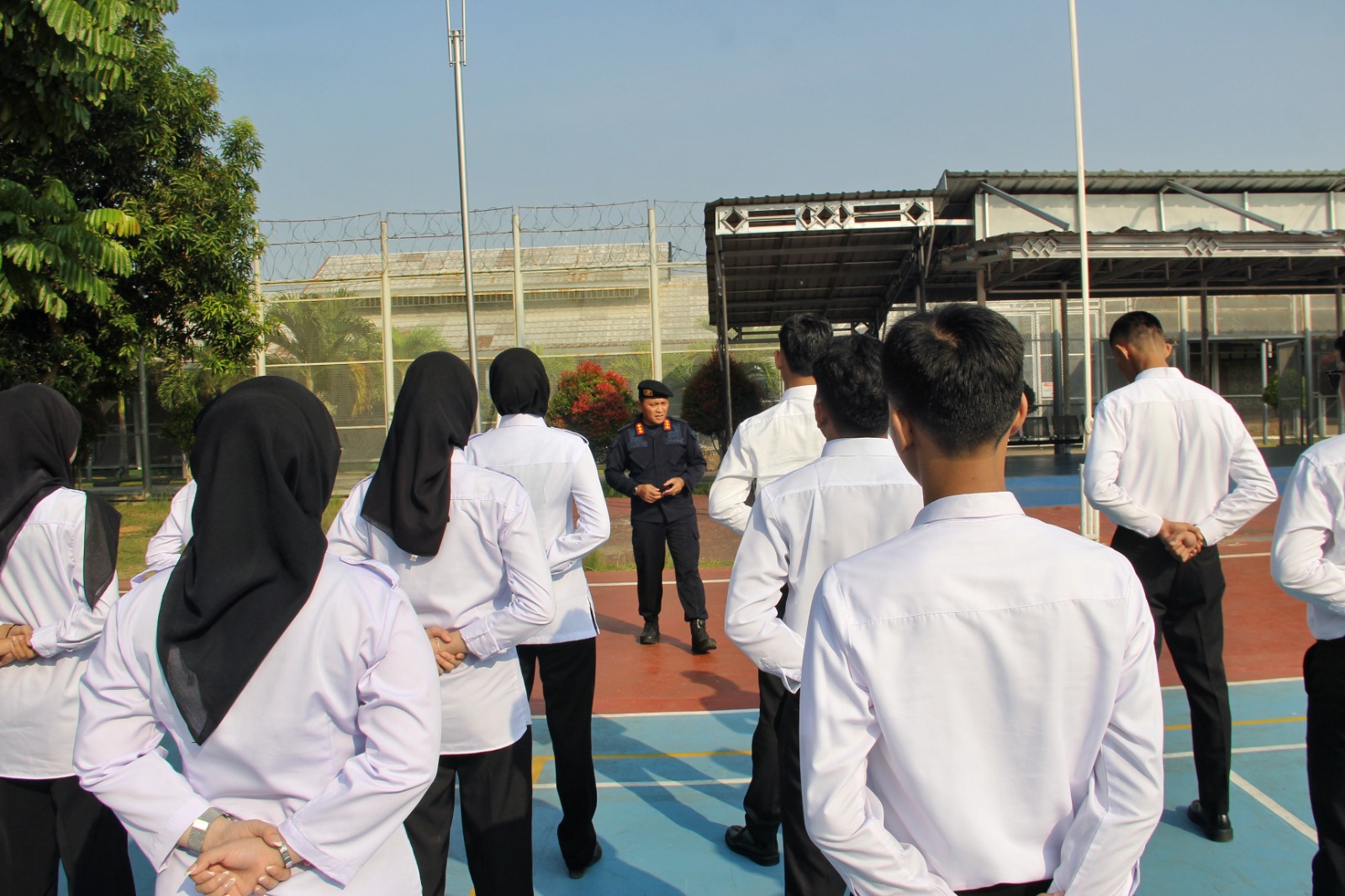 Peserta Maganghub Ikut Latihan PBB di Pekan Disiplin Lapas Bengkulu, Perkuat Kekompakan Jajaran