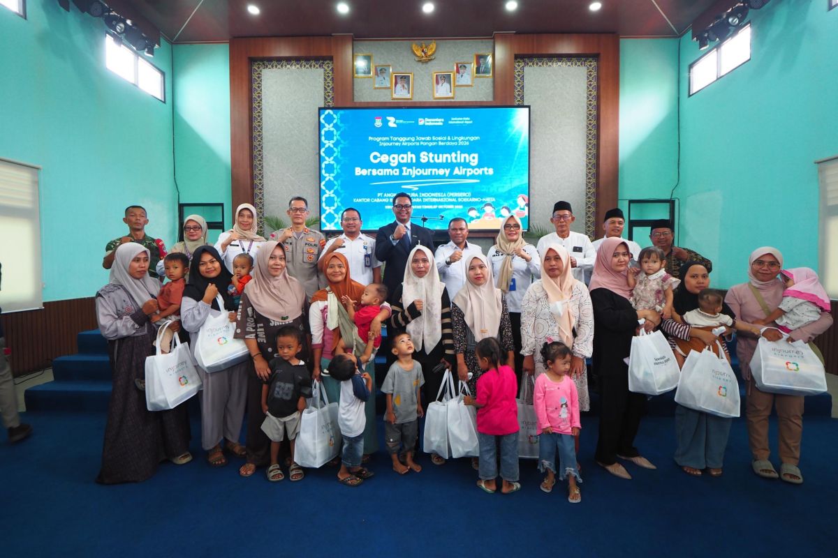 Bandara Soekarno-Hatta Salurkan 4.000 Porsi Makanan Tambahan untuk 140 Balita di Sepatan Timur