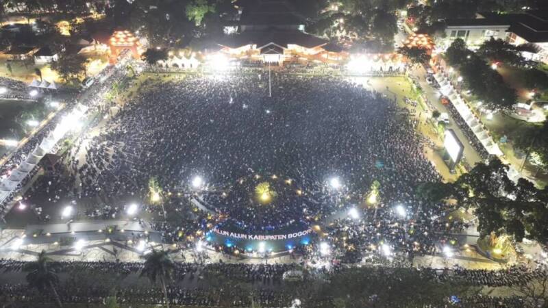 Nobar Final Piala Dunia 2026 di Alun-Alun dan Stadion Pakansari Bogor Dongkrak Omzet UMKM, Bupati Buka Akses Videotron