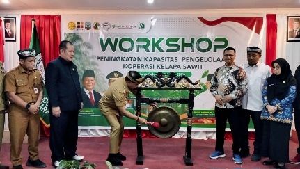 Gubernur Kaltara Zainal Paliwang Dorong Koperasi Sawit Rakyat Dikelola Profesional Lewat Workshop APKASINDO