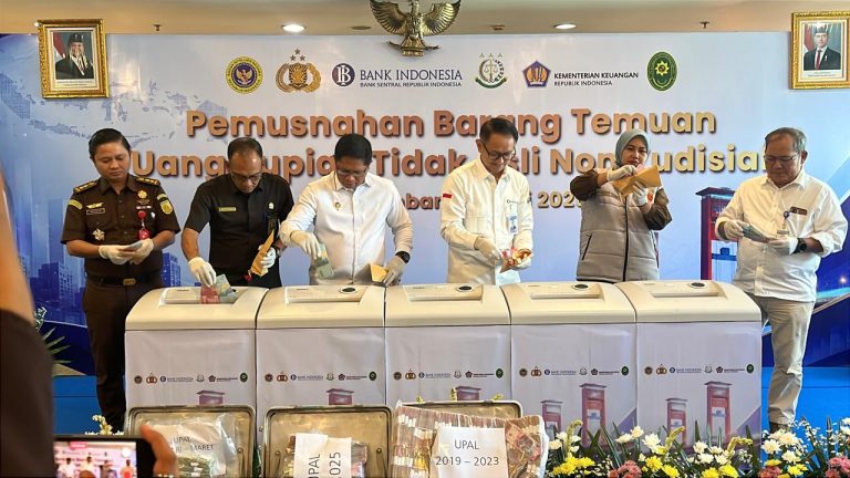 BI Sumsel dan Aparat Penegak Hukum Musnahkan 24.476 Lembar Uang Palsu Temuan Periode 2019–2026