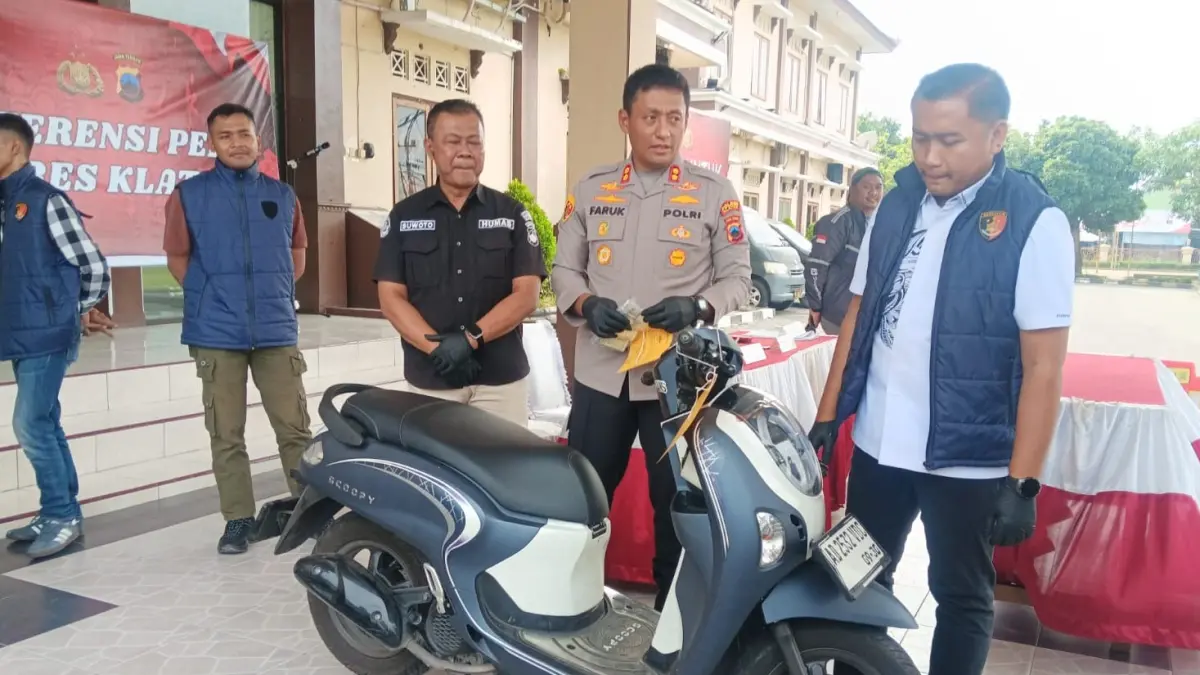 Kejar-kejaran 4 Km, Residivis Curanmor di Klaten Terjatuh Usai Gondol Motor Warga Wonosari