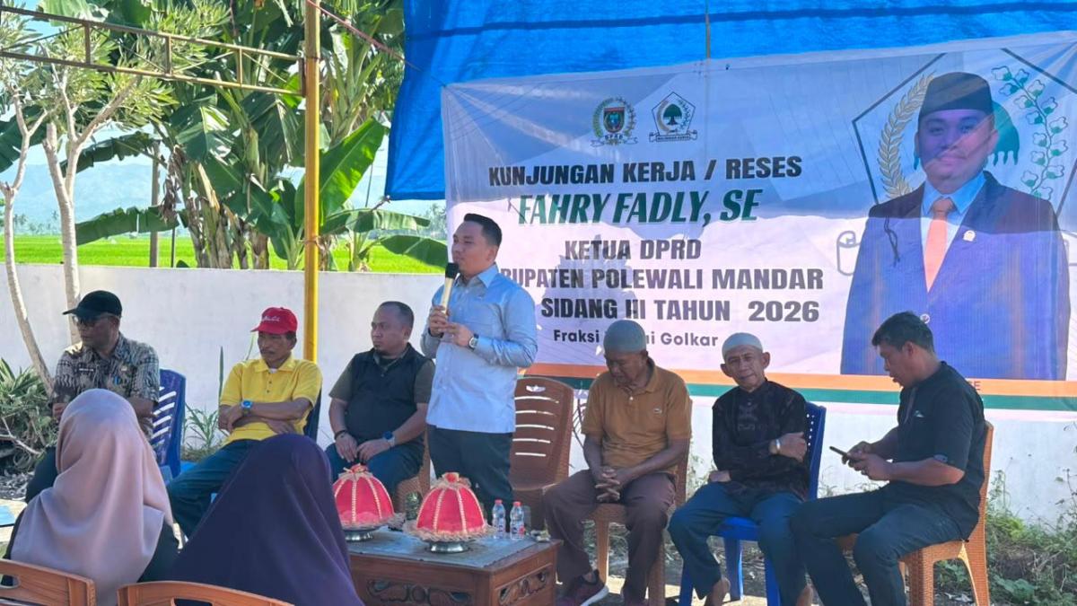 Ketua DPRD Polewali Mandar Fahry Fadly Serap Aspirasi Warga Dua Desa: Jalan Rusak dan Air Bersih Jadi Prioritas