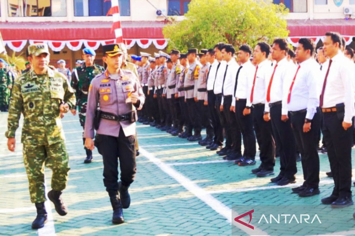 Polresta Banjarmasin Gelar Apel Kesiapsiagaan Karhutla, Kapolres Minta Warga 'Kayuh Baimbai Jaga Banua'